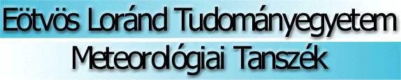 E�tv�s Lor�nd Tudom�nyegyetem Meteorol�giai Tansz�k